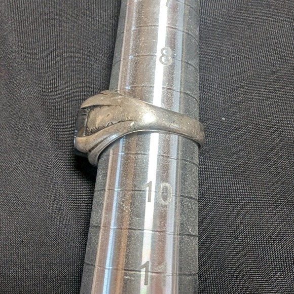 Vintage Sterling Silver Ring Mens Carved Stone Intaglio Head Profile Sz 9 READ - Picture 3 of 10